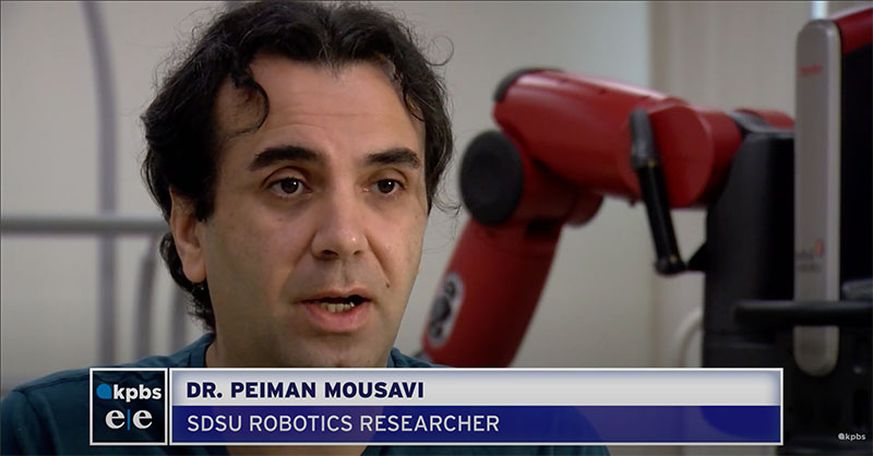 Dr. Peiman Mousavi, SDSU Robotics Researcher