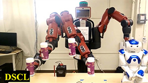 Robot demonstrating stable arms