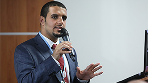 Sulaiman Al-Tunaib speaking at the United Nations Climate Change Conference