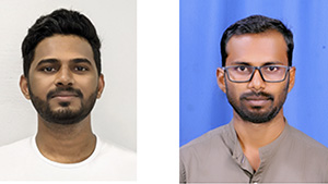 Images of Kaustubh Khedkar and Ramakrishnan Thirumalaisamy