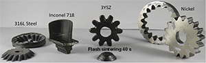 Image of near-shaped bulk nanostructured materials using the above-mentioned novel manufacturing technologies